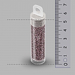 Miyuki Beads 15/0 Silver Lined Dark Smoky Amethyst 8.2g