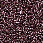 Miyuki Beads 15/0 Silver Lined Dark Smoky Amethyst 8.2g