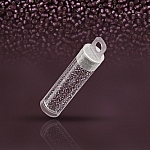 Miyuki 15/0 Matte Silver Lined Dark Smoky Amethyst 8.2g