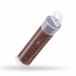 Miyuki Seed Beads Size 15 Transparent Dark Topaz 8.2g