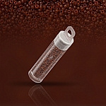Miyuki Seed Beads Size 15 Transparent Dark Topaz 8.2g