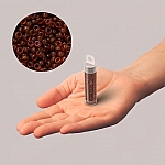 Miyuki Seed Beads Size 15 Transparent Dark Topaz 8.2g