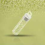 Miyuki Beads Size 15 Sparkle Peridot Lined Crystal 8.2g