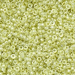 Miyuki Beads Size 15 Sparkle Peridot Lined Crystal 8.2g