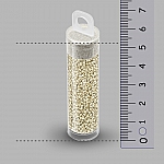 Miyuki Beads 15/0 Duracoat Galvanized Matte Silver 8.2g