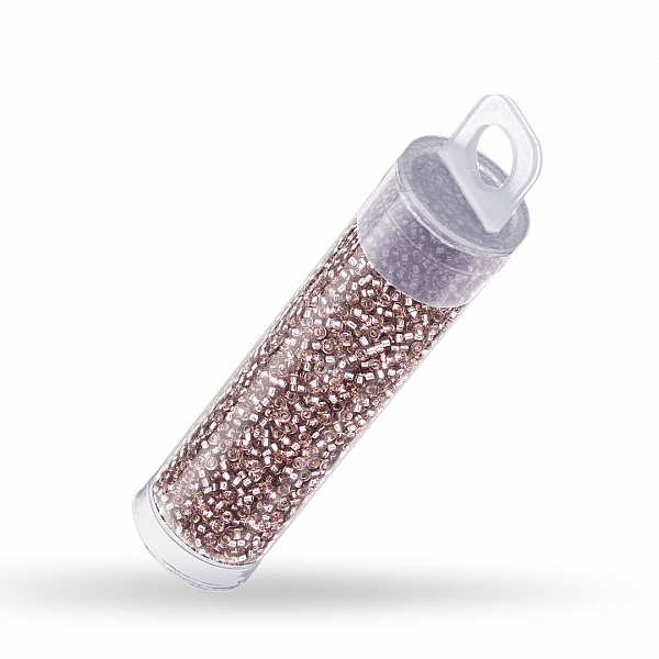 Miyuki Seed Beads 15/0 Silver Lined Smoky Amethyst 8.2g