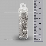 Miyuki Seed Beads 15 (1.5mm) Matte Metallic Silver 8.2g