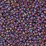 Miyuki Size 15/0 (1.5mm) Matte Brown AB Seed Beads 8.2g