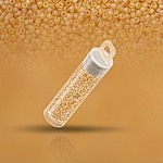Miyuki 15/0 (1.5mm) Matte Cantaloupe AB Seed Beads 8.2g