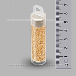 Miyuki 15/0 (1.5mm) Matte Cantaloupe AB Seed Beads 8.2g