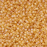 Miyuki 15/0 (1.5mm) Matte Cantaloupe AB Seed Beads 8.2g