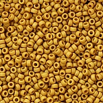 Miyuki Size 15/0 Matte Opaque Mustard Seed Beads 8.2g