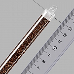 Miyuki Size 11/0 Round Seed Bead Silver Lined Topaz 24g