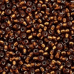 Miyuki Size 11/0 Round Seed Bead Silver Lined Topaz 24g