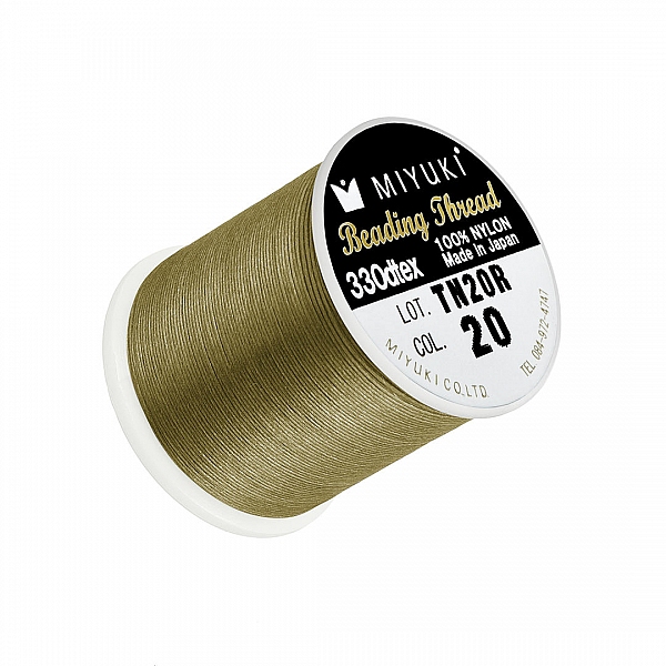 Miyuki Japanese Nylon Beading Thread B Semolina (50m)