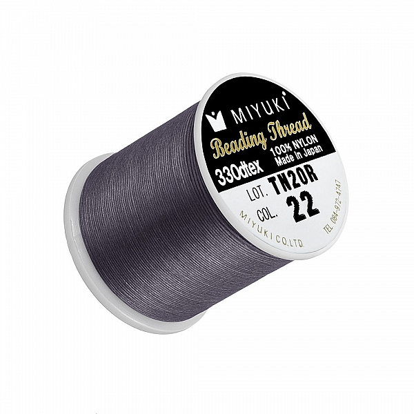Miyuki Japanese Nylon Beading Thread B Stormy Blue 50m