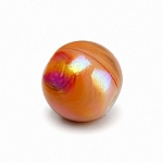 8mm Orange & Peach Iridescent Marbled Acrylic Round Bead (PK1) 8mm Orange & Peach Iridescent Marbled Acrylic Round Bead (PK1)