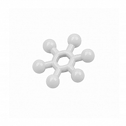 Light Grey Metal Sputnik Spacer Bead 11mm (PK1)