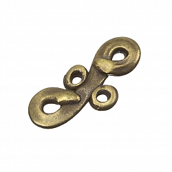 Antique Brass Figure 8 Bead Link Connectors 25mm PK3