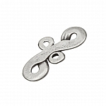 Antique Silver Figure 8 Bead Link Connector 25mm PK1