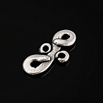 Antique Silver Figure 8 Bead Link Connector 25mm PK1