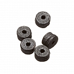 Black Gunmetal Spacer Metal Washer Beads 5mm PK5