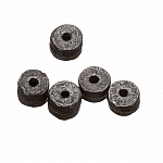 Black Gunmetal Spacer Metal Washer Beads 5mm PK5