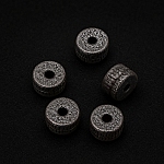 Black Gunmetal Spacer Metal Washer Beads 5mm PK5