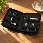 Black Zipped Beading Tool Storage Case Black Zipped Beading Tool Storage Case
