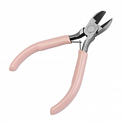 Jewellery Wire Cutters with Pink Handles - 110mm