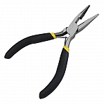 Long Nose Jewellery Pliers with Black & Yellow Handles - 120mm