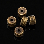 Antique Gold Metal Washer/Barrel Spacer Beads 5mm Pk5