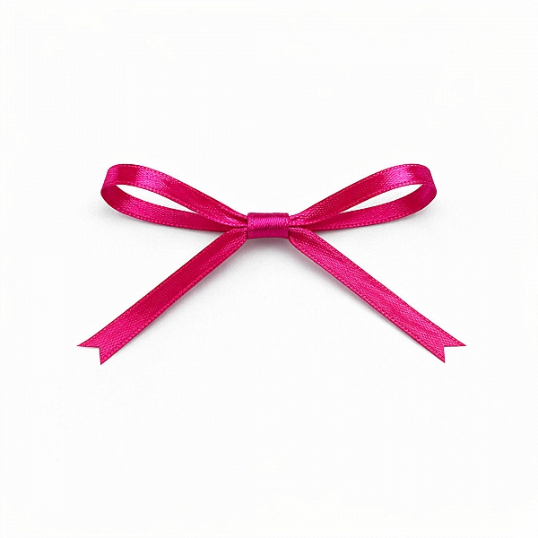 Double Sided Satin Ribbon 3mm Pink – 5 Metres
