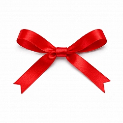 10mm Red Double Sided Satin Beading Ribbon – 5 Metres