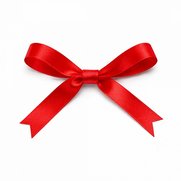 10mm Red Double Sided Satin Beading Ribbon – 5 Metres