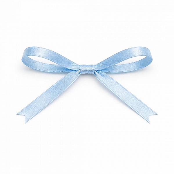 Double Sided Satin Ribbon 10mm Light Blue – 5 Metres