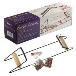Beadsmith Metal Bead Loom Kit 16x6cm Weaving Loom Area