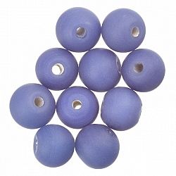 Matte Purple Round Glass Beads 10mm PK10