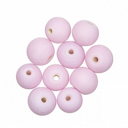 Matte Opaque Round Glass Beads Baby Pink 8mm PK10