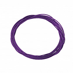 Metallic Purple 0.5mm Plastic Coated Beading Wire (1m)