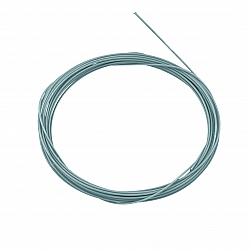 Matte Teal 0.5mm Plastic Coated Beading Wire 1m Length