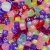 Alphabet Letter Mixed Cube Coloured Acrylic Beads 50g