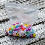 Glass Acrylic Metal Beads Mix Party Festival (100g)