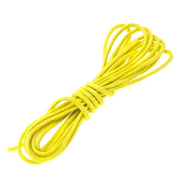 Yellow Jewellery Bead Cotton Cord 1mm - 1 Metre Length