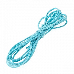 Light Blue Jewellery Bead Cotton Cord 1mm - 1 Metre