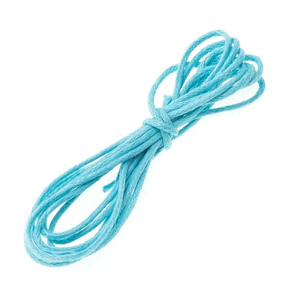 Light Blue Jewellery Bead Cotton Cord 1mm - 1 Metre
