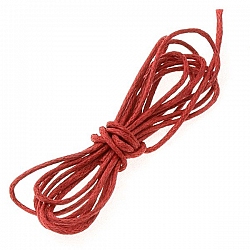 Red Jewellery Beading Cotton Cord 1mm - 1 Metre Length