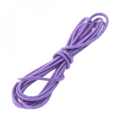 Violet Jewellery Bead Cotton Cord 1mm - 1 Metre Length