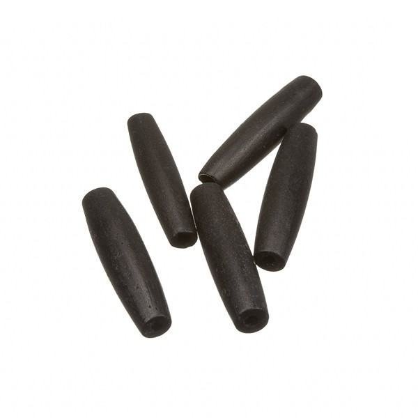 Medium Size Black Bone Tube Hairpipe Beads 24mm (PK5)