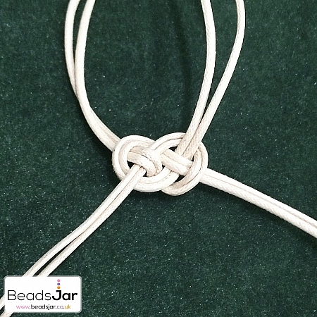 How to tie a Josephine Knot | Beads Jar UK